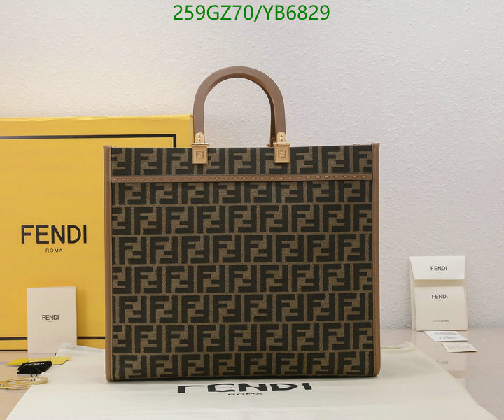 Fendi Bag-(Mirror)-Sunshine,Code: YB6829,