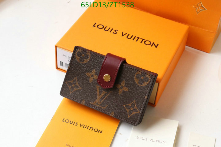 LV Bags-(Mirror)-Wallet-,Code: ZT1538,$: 65USD