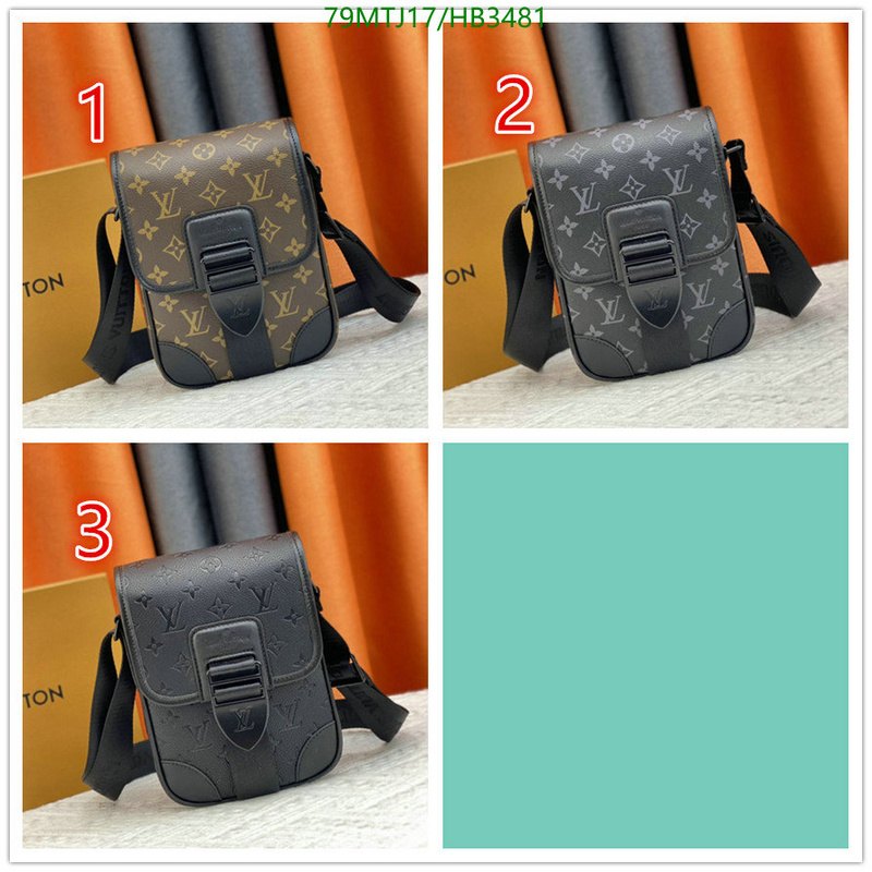 LV Bags-(4A)-Pochette MTis Bag-Twist-,Code: HB3481,$: 79USD