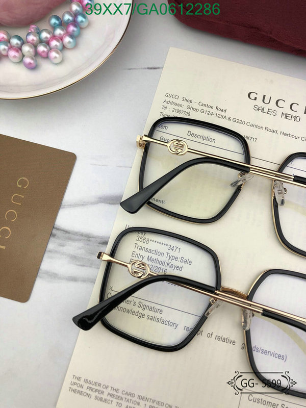 Glasses-Gucci, Code: GA0612286,$:39USD
