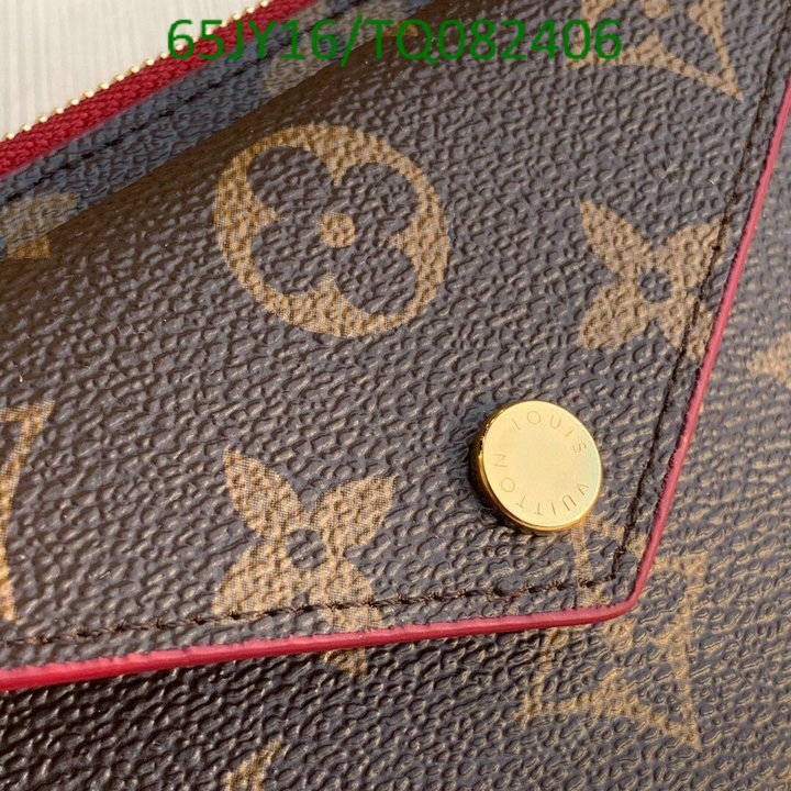 LV Bags-(Mirror)-Wallet-,Code: TQ082406,$: 65USD