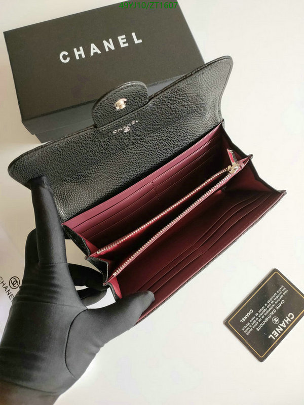 Chanel Bags ( 4A )-Wallet-,Code: ZT1607,$: 49USD