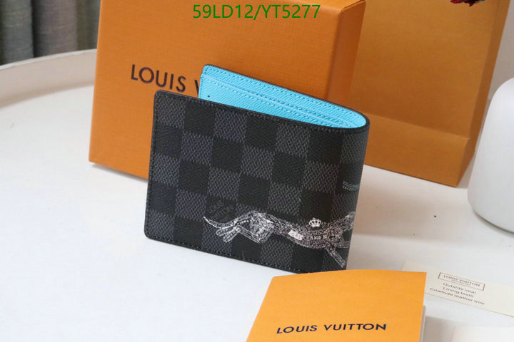 LV Bags-(Mirror)-Wallet-,Code: YT5277,$: 59USD