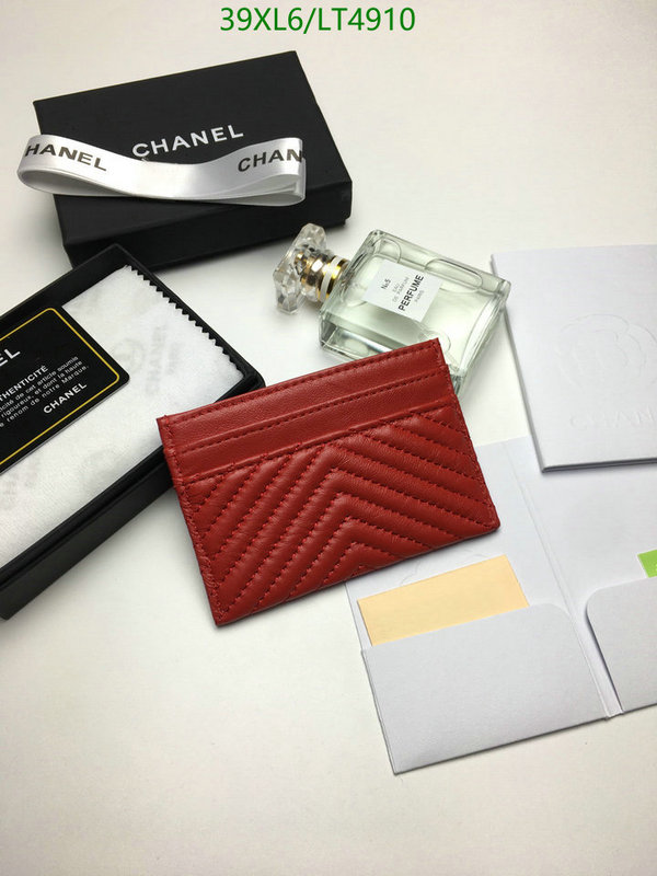 Chanel Bags ( 4A )-Wallet-,Code: LT4910,$: 39USD