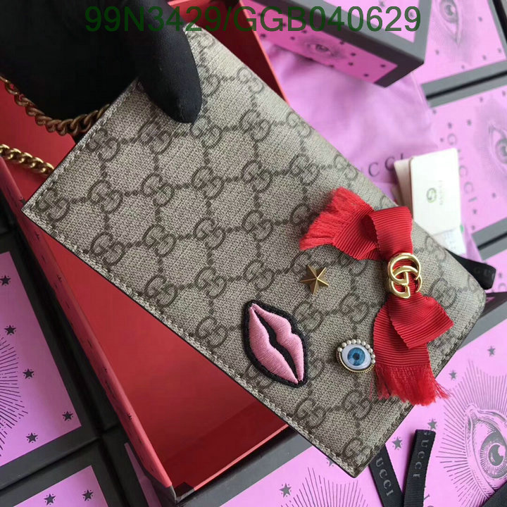 Gucci Bag-(Mirror)-Diagonal-,Code:GGB040629,$: 99USD