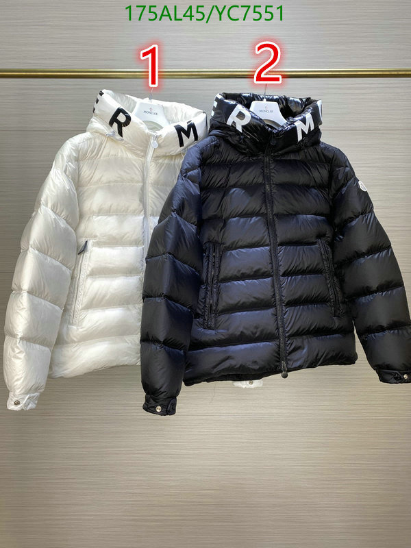 Down jacket Women-Moncler, Code: YC7551,$: 175USD