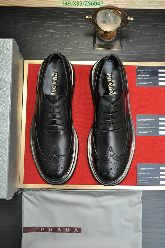 Men shoes-Prada, Code: ZS6042,$: 149USD