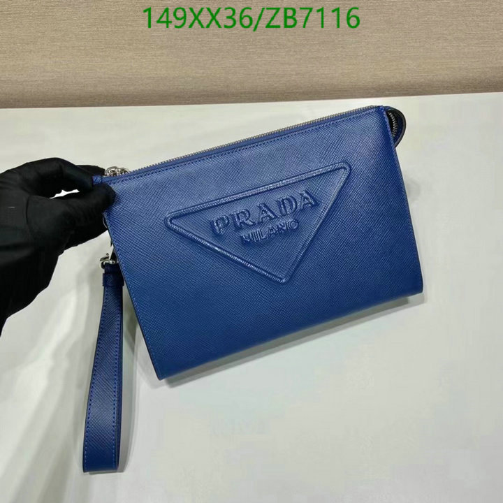 Prada Bag-(Mirror)-Clutch-,Code: ZB7116,$: 149USD