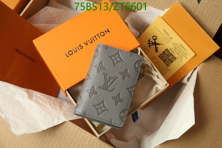 LV Bags-(Mirror)-Wallet-,Code: ZT6601,$: 75USD