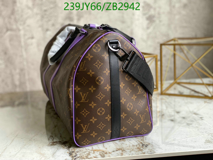LV Bags-(Mirror)-Keepall BandouliRe 45-50-,Code: ZB2942,$: 239USD