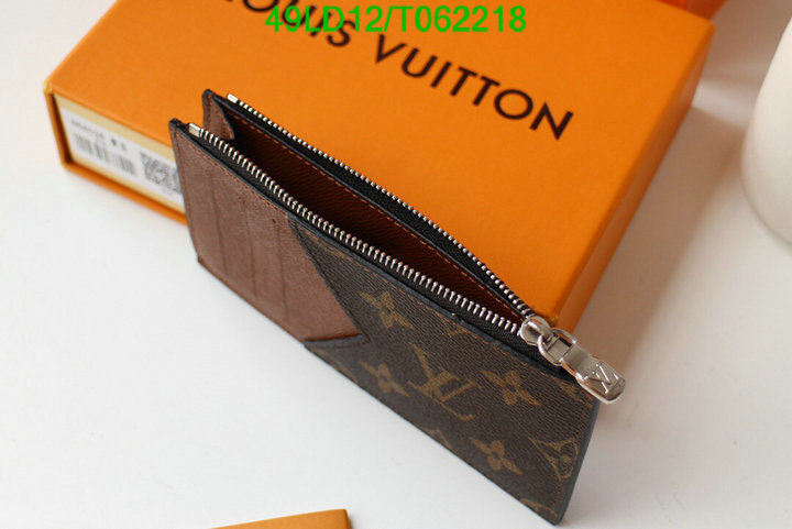 LV Bags-(Mirror)-Wallet-,Code: T062218,$: 49USD