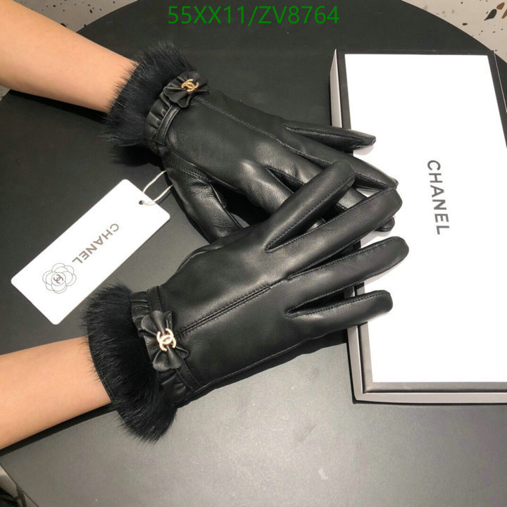 Gloves-Chanel, Code: ZV8764,$: 55USD