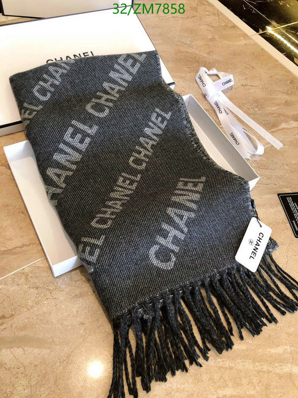 Scarf-Chanel, Code: ZM7858,$: 32USD