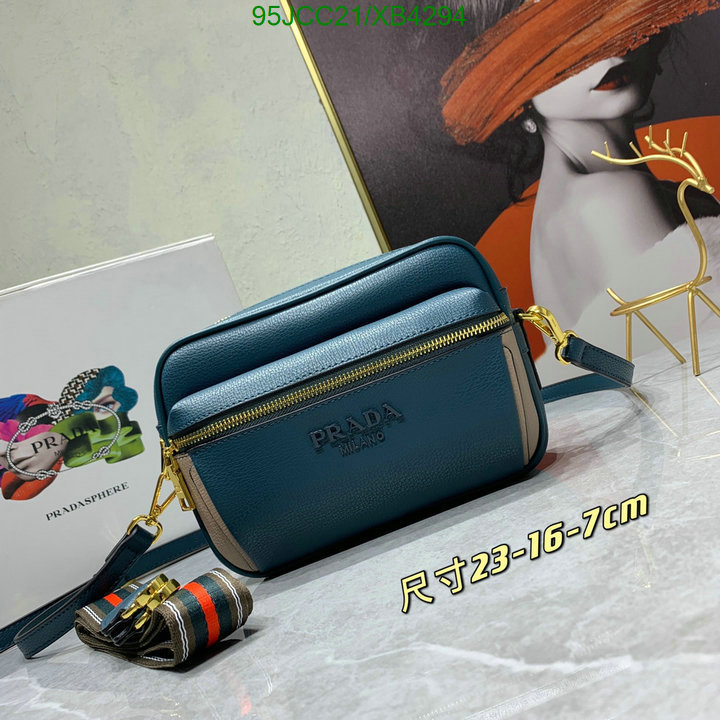 Prada Bag-(4A)-Diagonal-,Code: XB4294,$: 95USD