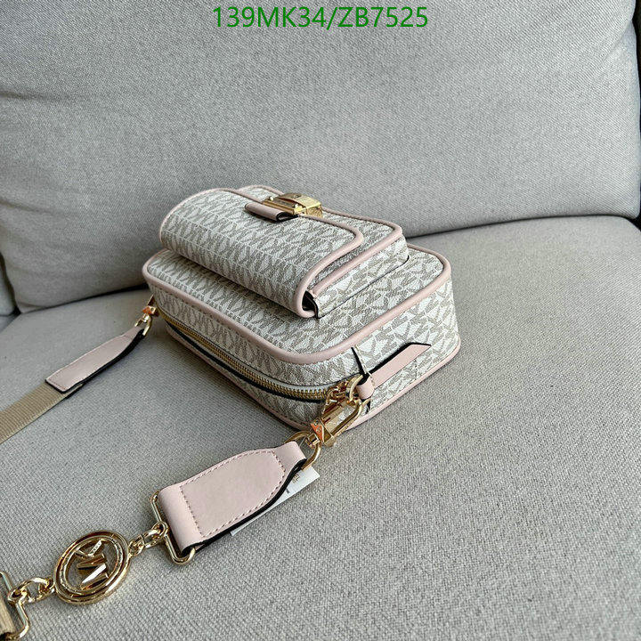 Michael Kors Bag-(Mirror)-Diagonal-,Code: ZB7525,$: 139USD