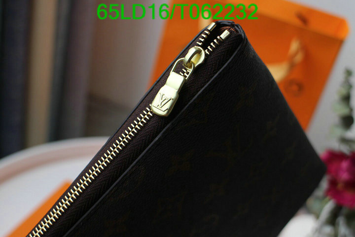 LV Bags-(Mirror)-Wallet-,Code: T062232,$: 65USD