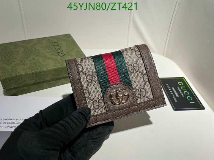 Gucci Bag-(4A)-Wallet-,Code: ZT421,$: 45USD