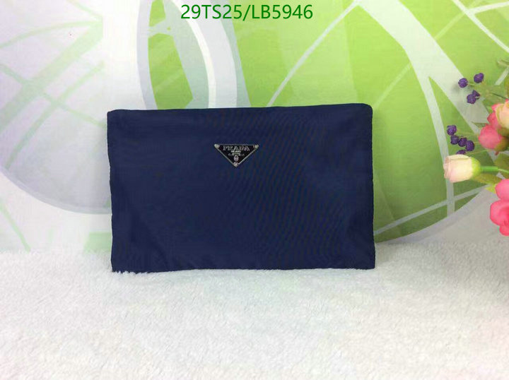 Prada Bag-(4A)-Clutch-,Code: LB5946,$: 29USD