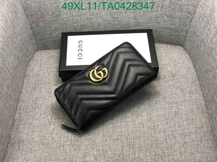 Gucci Bag-(4A)-Wallet-,Code:TA0428347,$: 49USD