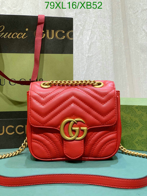 Gucci Bag-(4A)-Marmont,Code: XB52,$: 79USD