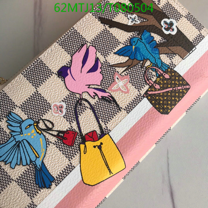 LV Bags-(4A)-Wallet-,Code: T080504,$: 62USD