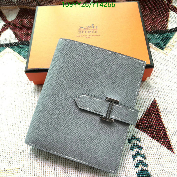 Hermes Bag-(Mirror)-Wallet-,Code: YT4266,$: 109USD