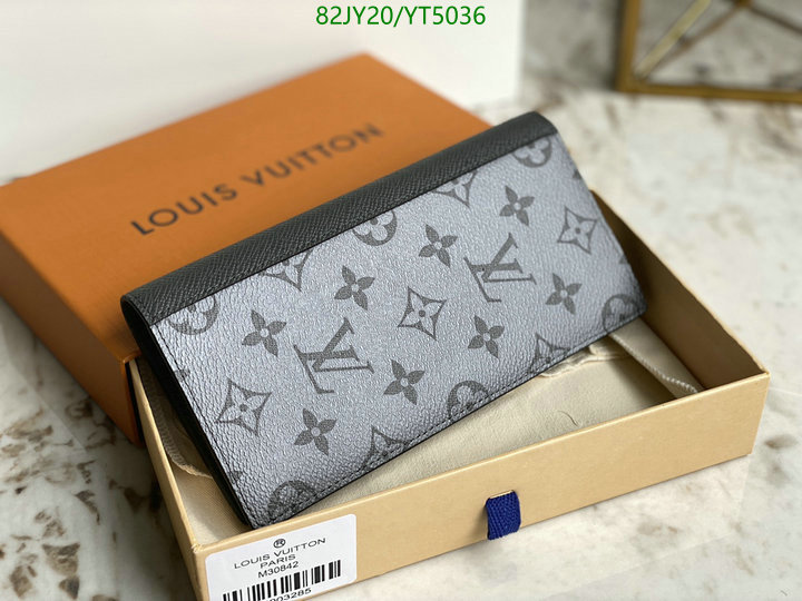 LV Bags-(Mirror)-Wallet-,Code: YT5036,$: 82USD