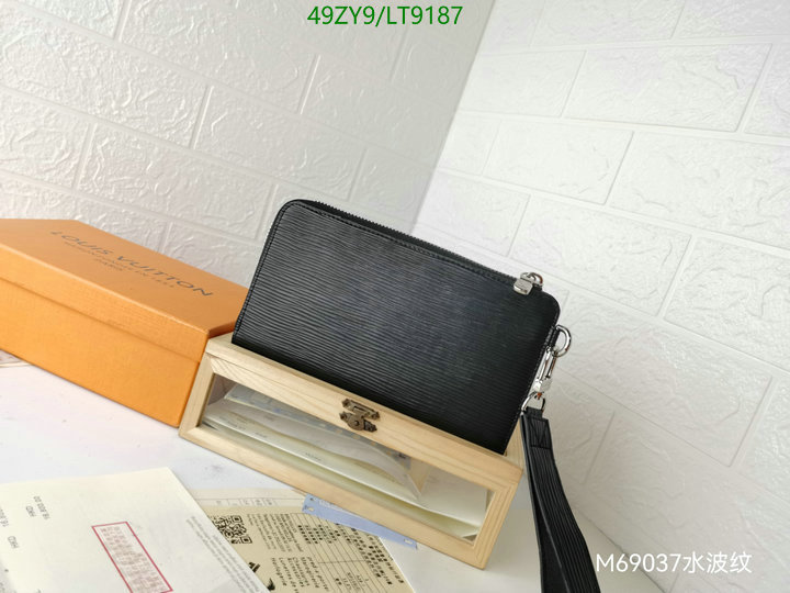 LV Bags-(4A)-Wallet-,Code: LT9187,$: 49USD