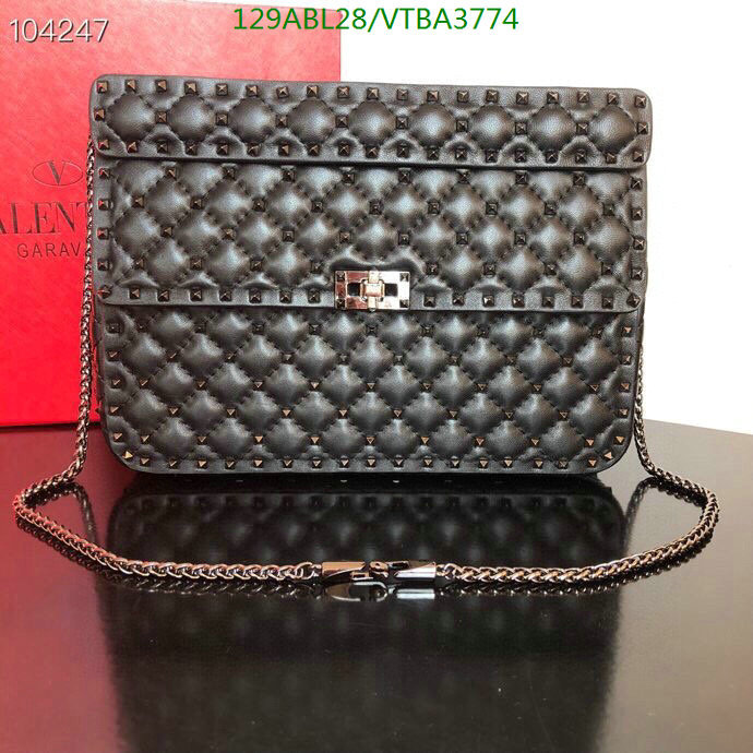 Valentino Bag-(4A)-Rockstud Spike-,Code: VTBA3774,$: 129USD