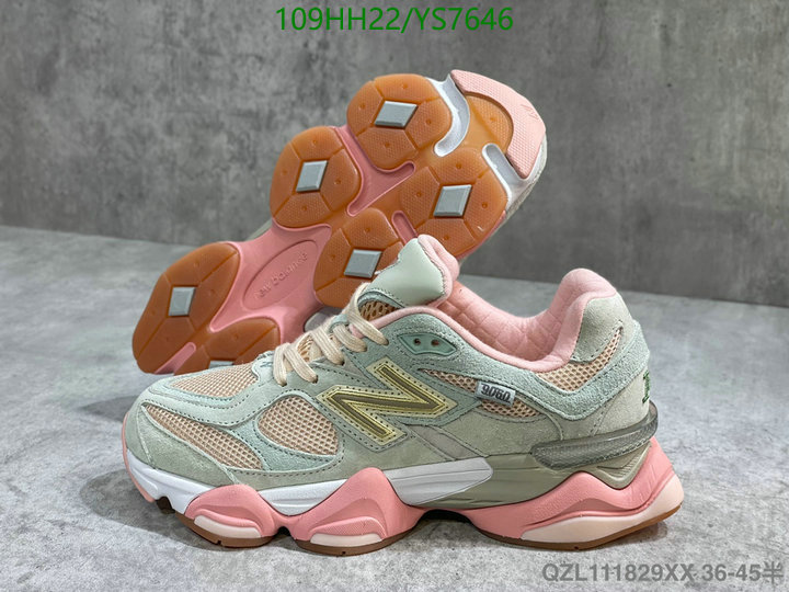 Women Shoes-New Balance, Code: YS7646,$: 109USD