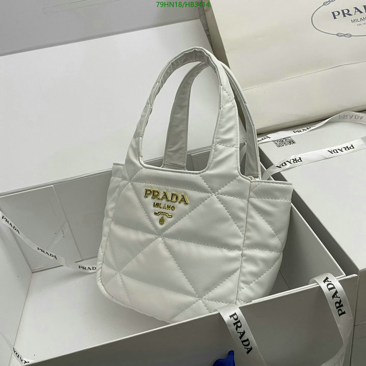 Prada Bag-(4A)-Handbag-,Code: HB3414,$: 79USD