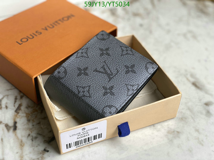 LV Bags-(Mirror)-Wallet-,Code: YT5034,$: 59USD