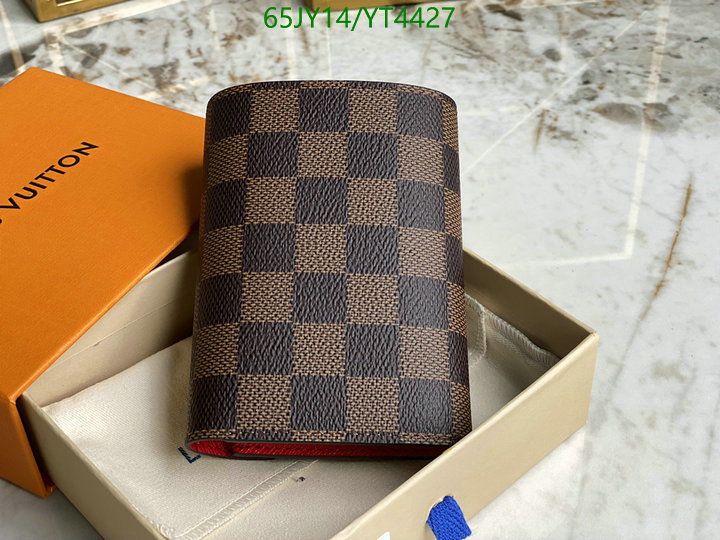 LV Bags-(Mirror)-Wallet-,Code: YT4427,$: 65USD