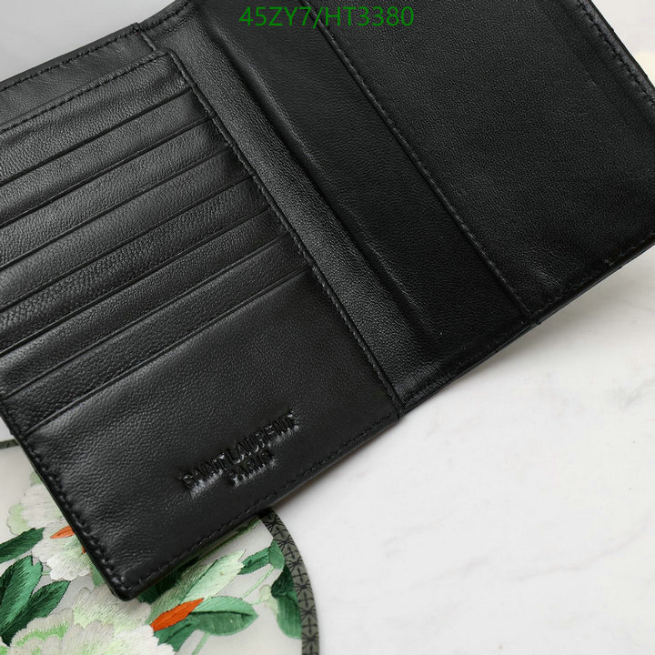 YSL Bag-(4A)-Wallet-,Code: HT3380,$: 45USD