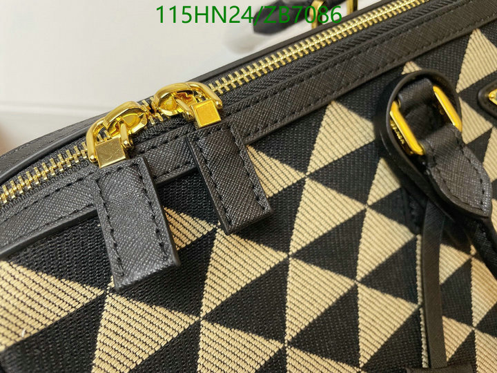 Prada Bag-(4A)-Handbag-,Code: ZB7086,$: 115USD