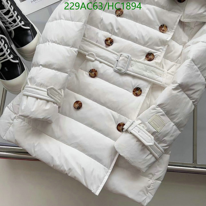 Down jacket Women-Burberry, Code: HC1894,$: 229USD