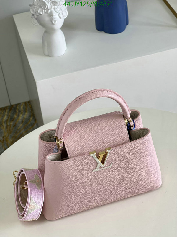 LV Bags-(Mirror)-Handbag-,Code: YB4871,