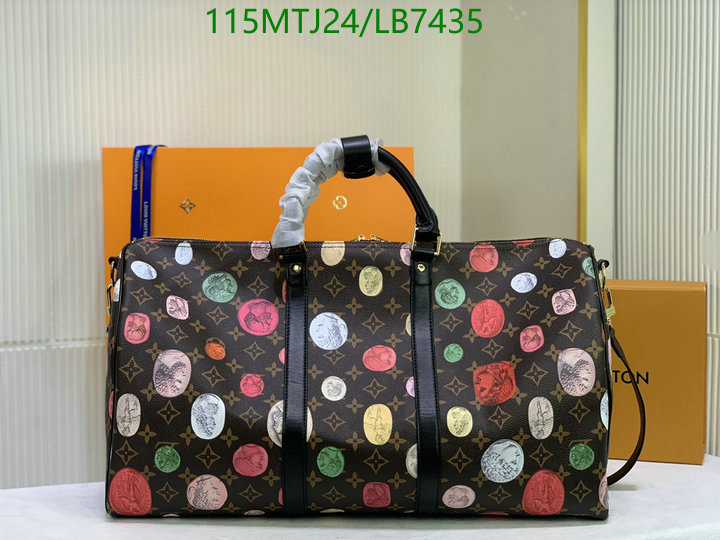 LV Bags-(4A)-Keepall BandouliRe 45-50-,Code: LB7435,$: 115USD