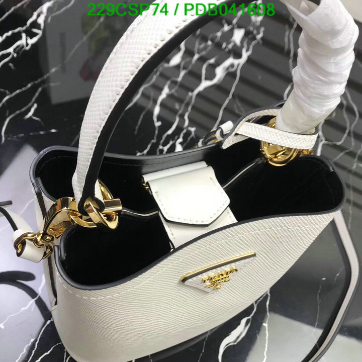 Prada Bag-(Mirror)-Diagonal-,Code: PDB041608,$: 229USD