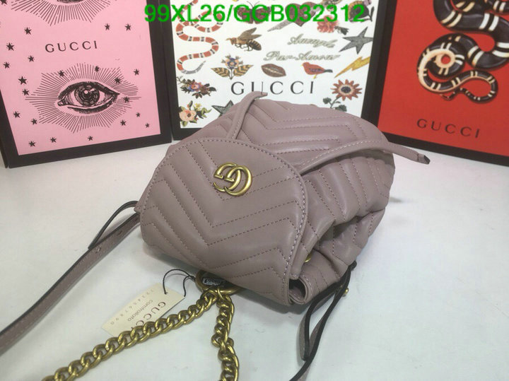 Gucci Bag-(4A)-Backpack-,Code: GGB032312,$: 99USD