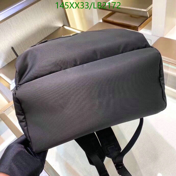 Prada Bag-(Mirror)-Backpack-,Code: LB2172,$: 145USD