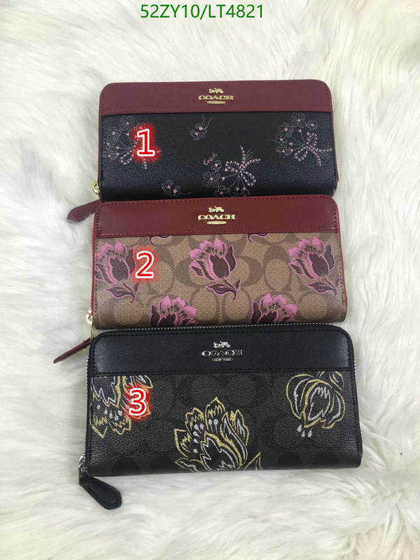 Coach Bag-(4A)-Wallet-,Code: LT4821,$: 52USD