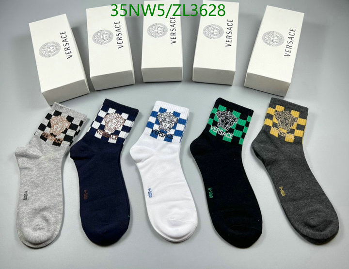 Sock-Versace, Code: ZL3628,$: 35USD