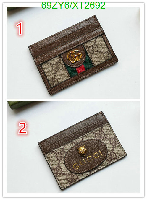 Gucci Bag-(4A)-Wallet-,Code: XT2692,$: 69USD