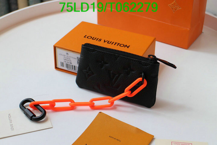 LV Bags-(Mirror)-Wallet-,Code: T062279,$: 75USD