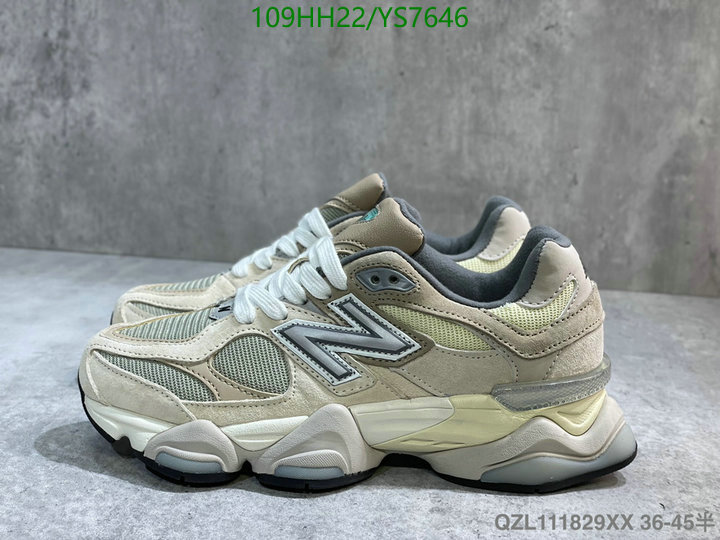 Women Shoes-New Balance, Code: YS7646,$: 109USD