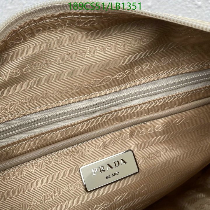 Prada Bag-(Mirror)-Diagonal-,Code: LB1351,$: 189USD