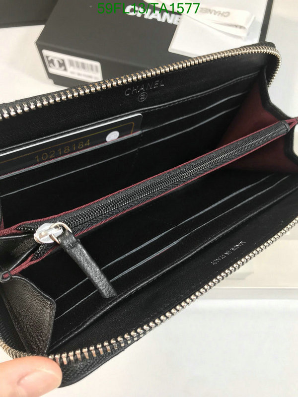 Chanel Bags ( 4A )-Wallet-,Code: TA1577,$: 59USD