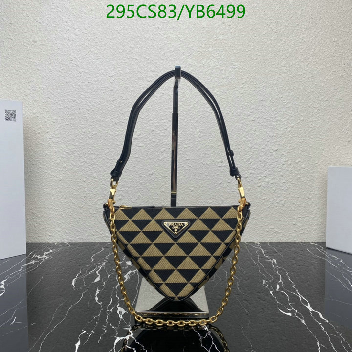 Prada Bag-(Mirror)-Diagonal-,Code: YB6499,$: 295USD