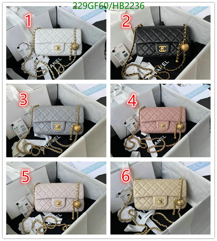 Chanel Bags -(Mirror)-Diagonal-,Code: HB2236,$: 229USD